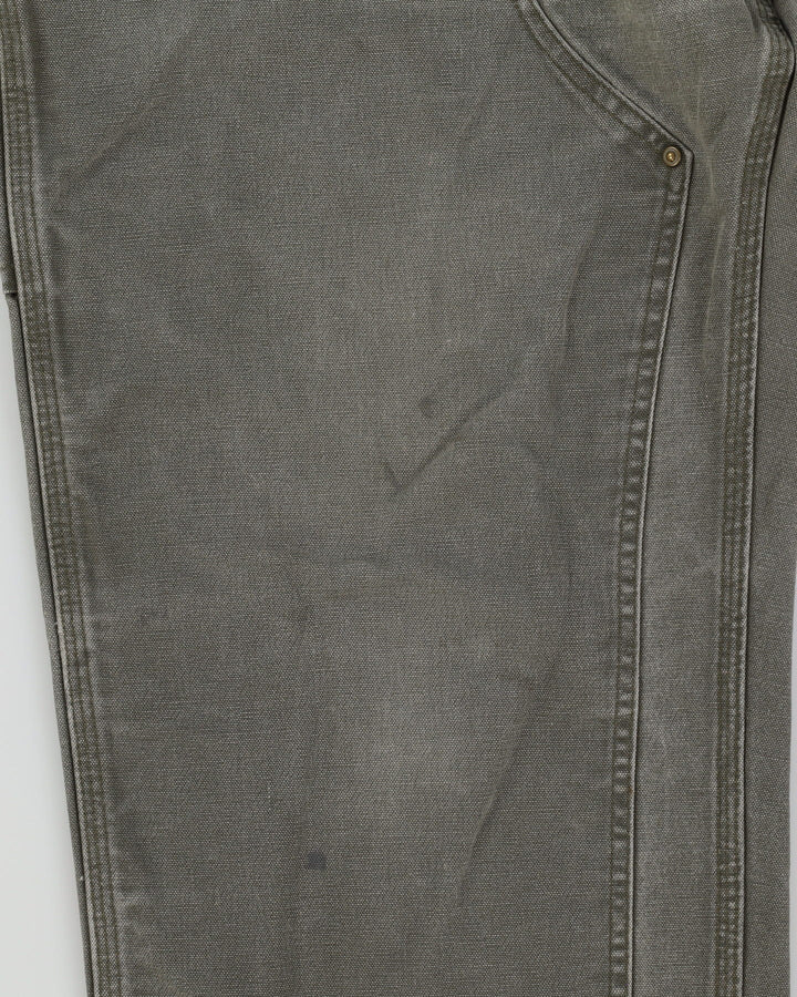 Vintage 90s Carhartt Green Double Knee Workwear Jeans - W38 L29