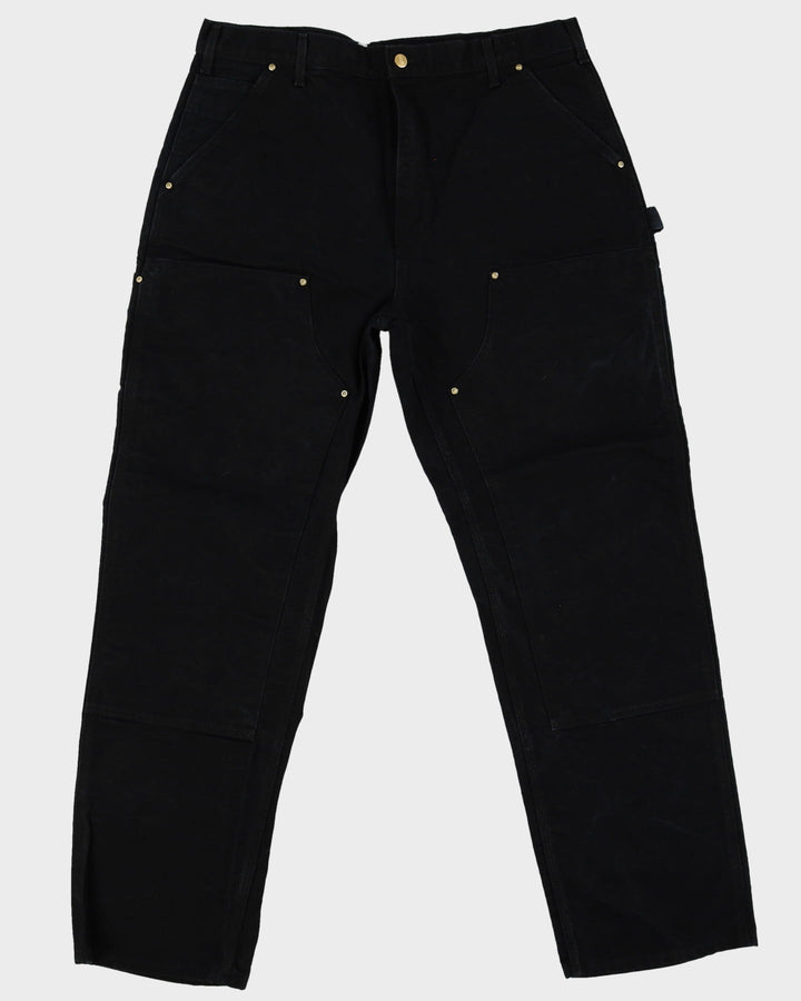 Carhartt Black Double Knee Workwear Jeans - W38 L32