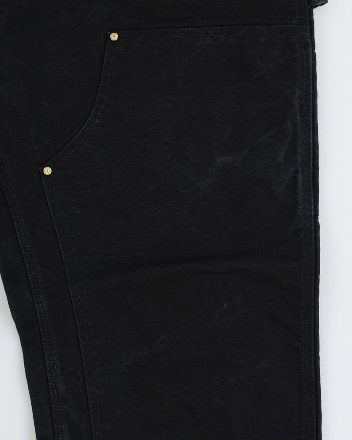Carhartt Black Double Knee Workwear Jeans - W38 L32