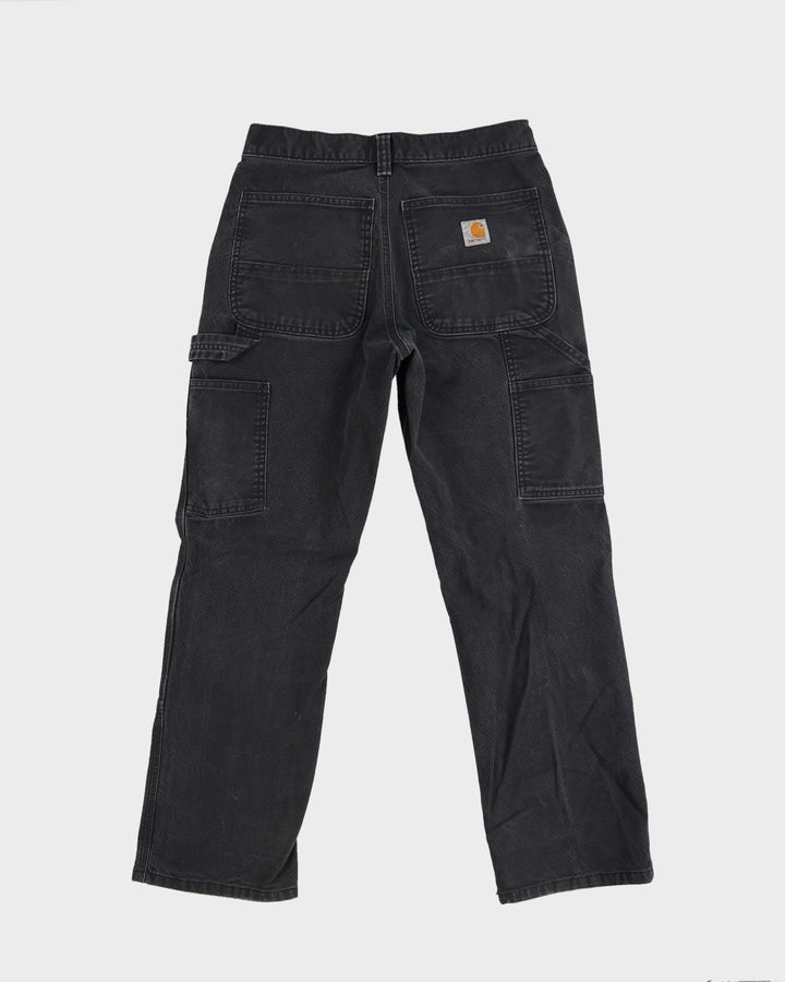 Carhartt Faded Black Double Knee Workwear Jeans - W30 L28