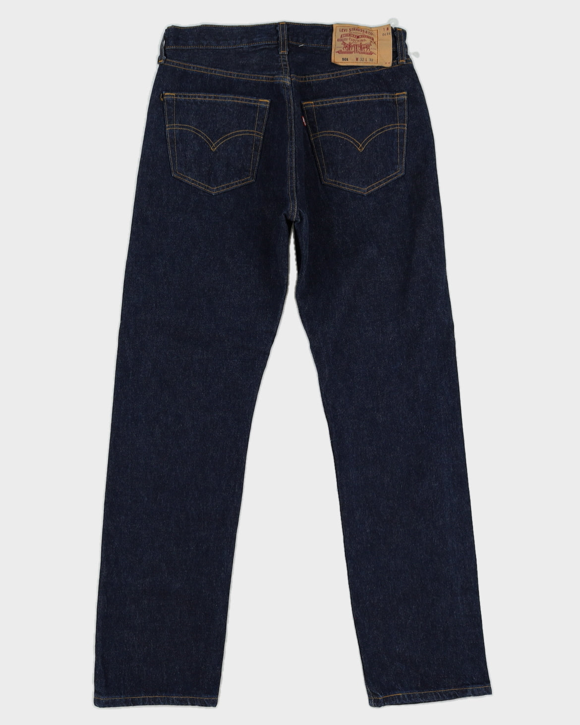Vintage 90s Levi's 501 Dark Washed Blue Jeans - W32 L32