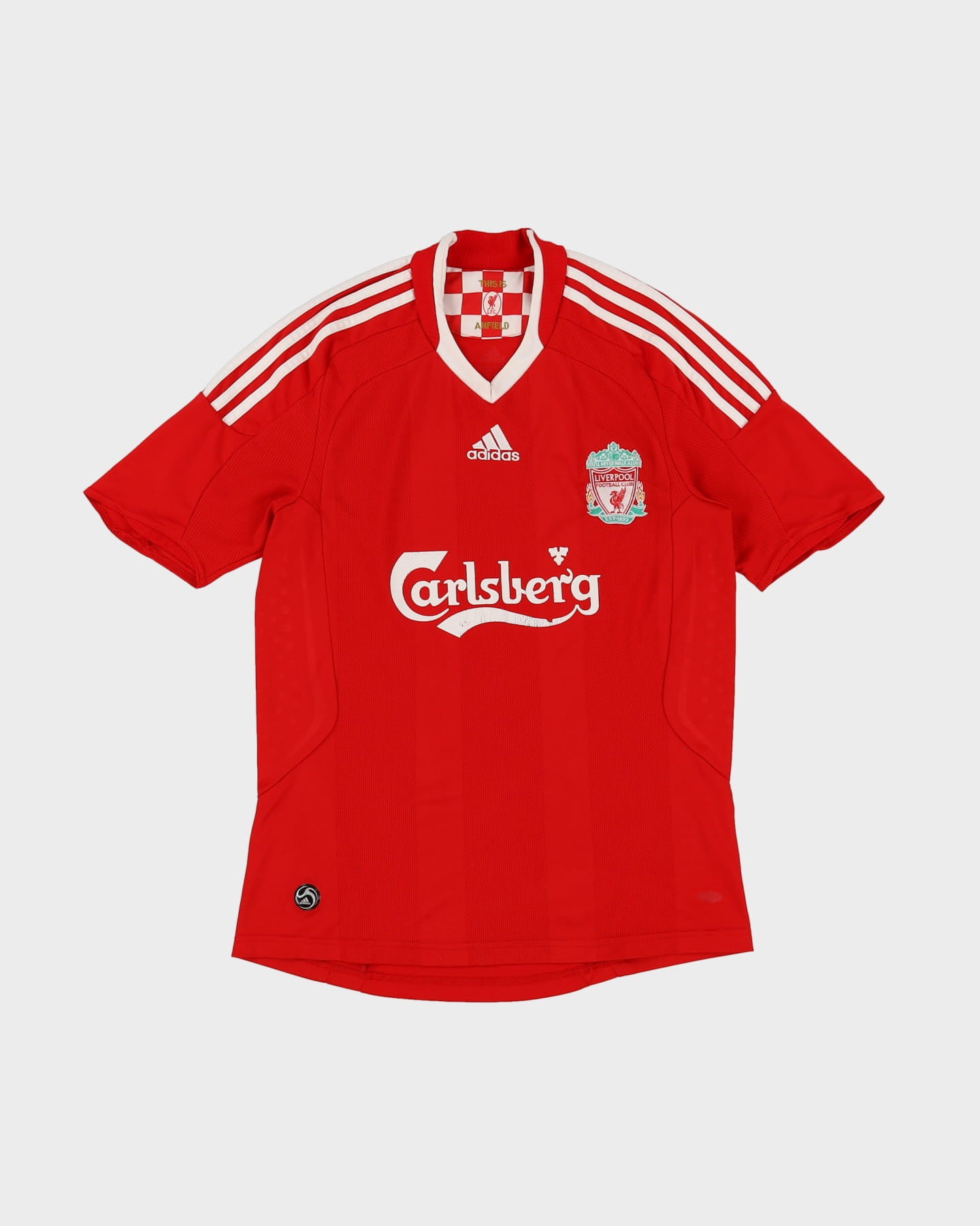ウェア Liverpool FC Torres 9 Jersey Fernando Torres #9 Liverpool 2008-09 Red Football Shirt / Jersey
