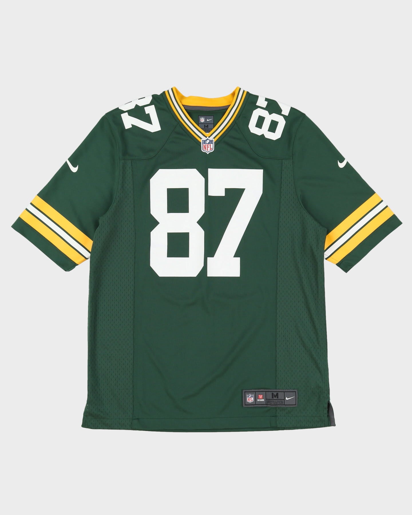 Jordy Nelson #87 Green Bay Packers Nike NFL Jersey - M – Rokit