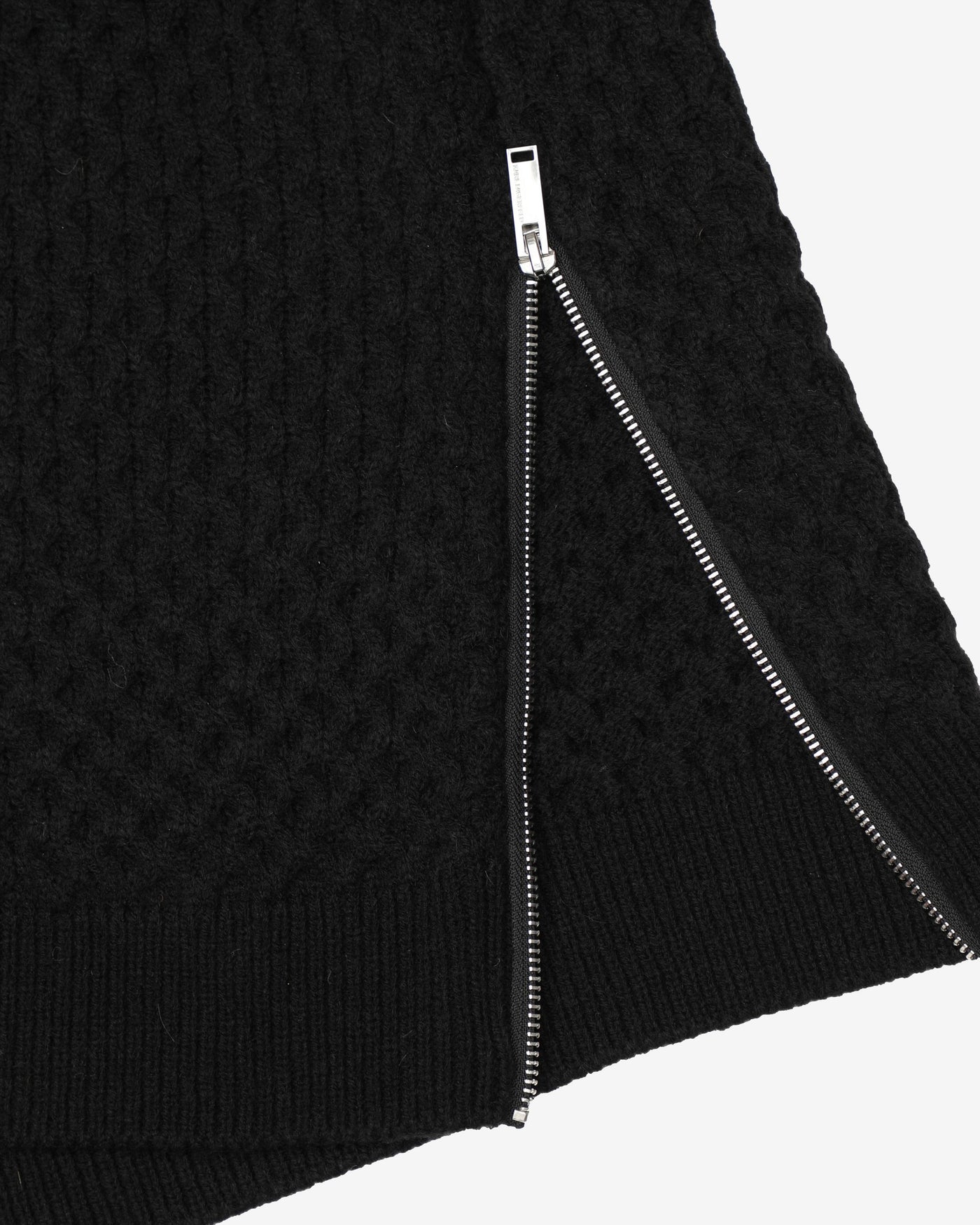 Karl Lagerfield Black Knitted Patterned Sweatshirt - M