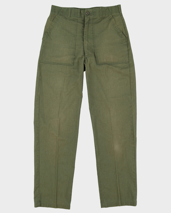 Vintage 1970s US Army Dura-Press OG-507 Utility Trousers - 32x32