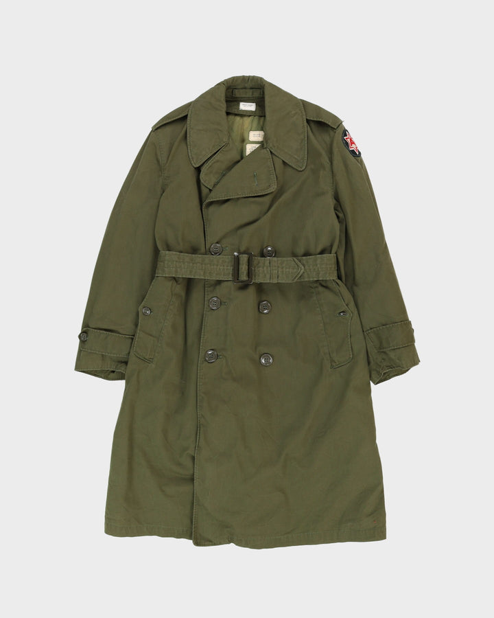 Vintage 1960s US Army Field Overcoat - Small
