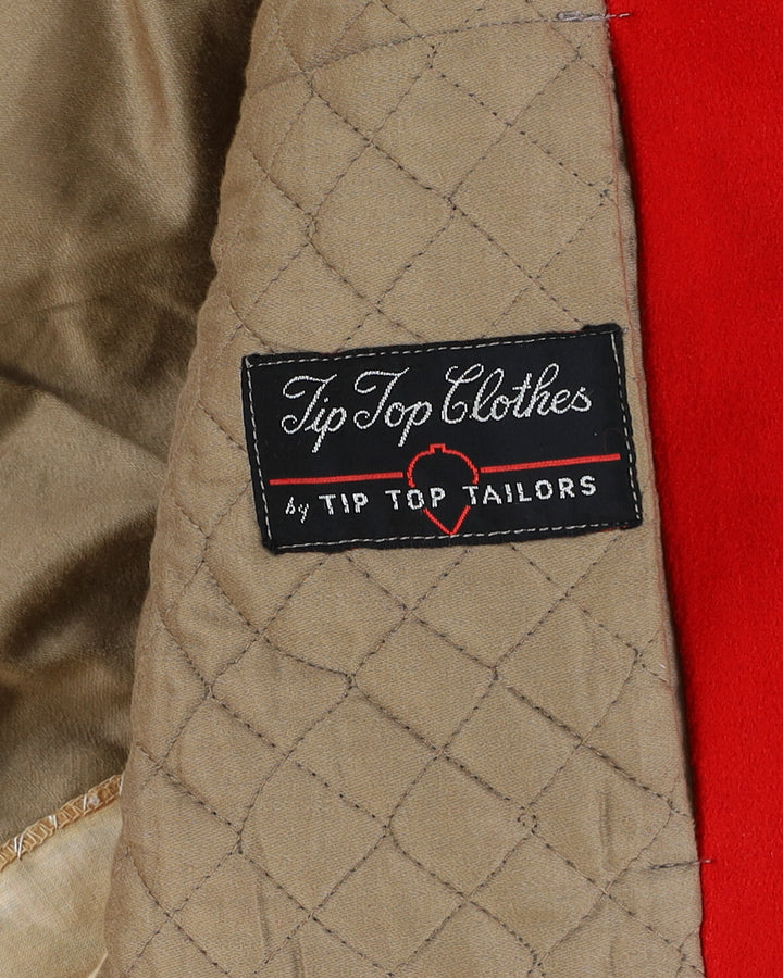 1920s Vintage Canadian Military Officer College Red Coat Dress Jacket - XX-Small