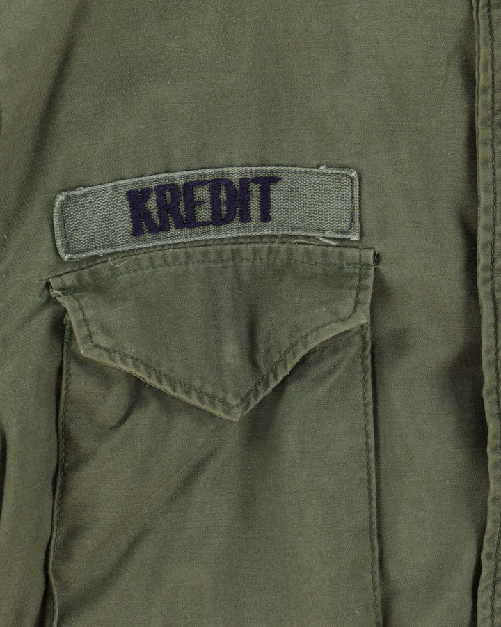 80s Vintage US Air Force OG-107 M65 Field Jacket - Medium