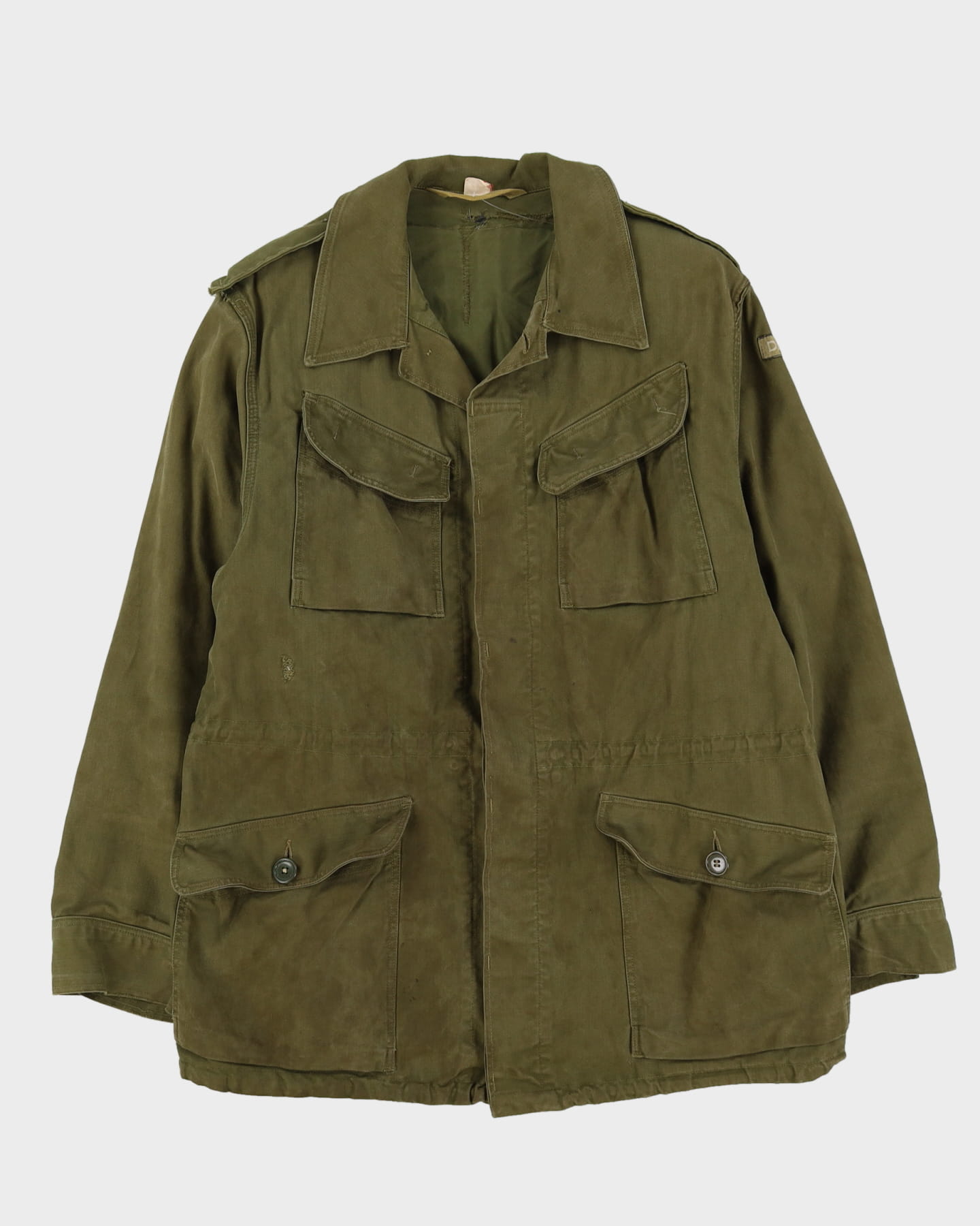 60s Vintage Danish Army HBT Field Jacket - Large – Rokit