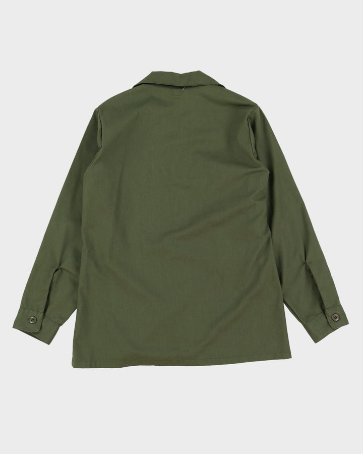 70s Vintage US Army OG-507 Dura-Press Utility Shirt - Medium
