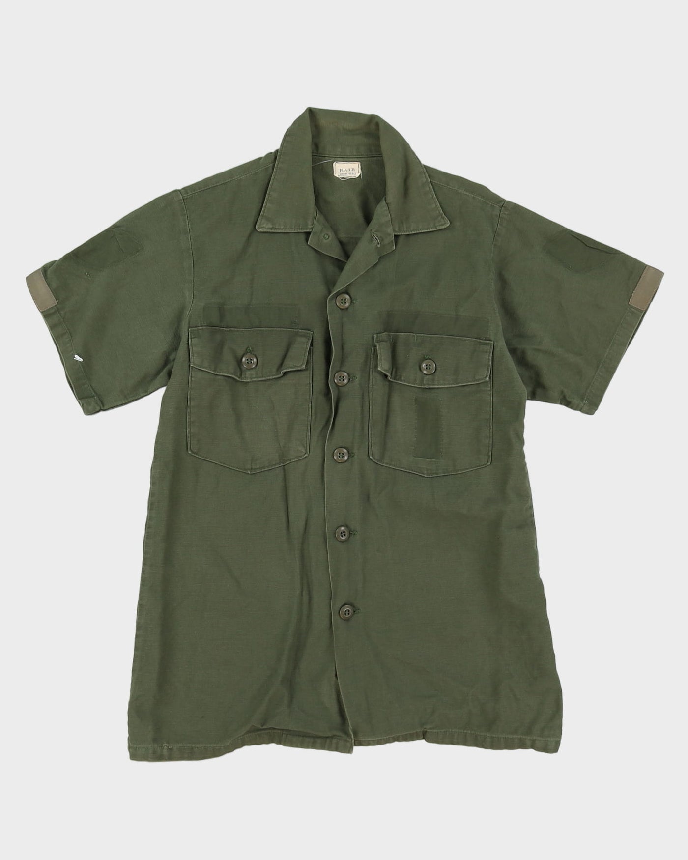 60s Vintage US Military Cotton Utility Shirt - M