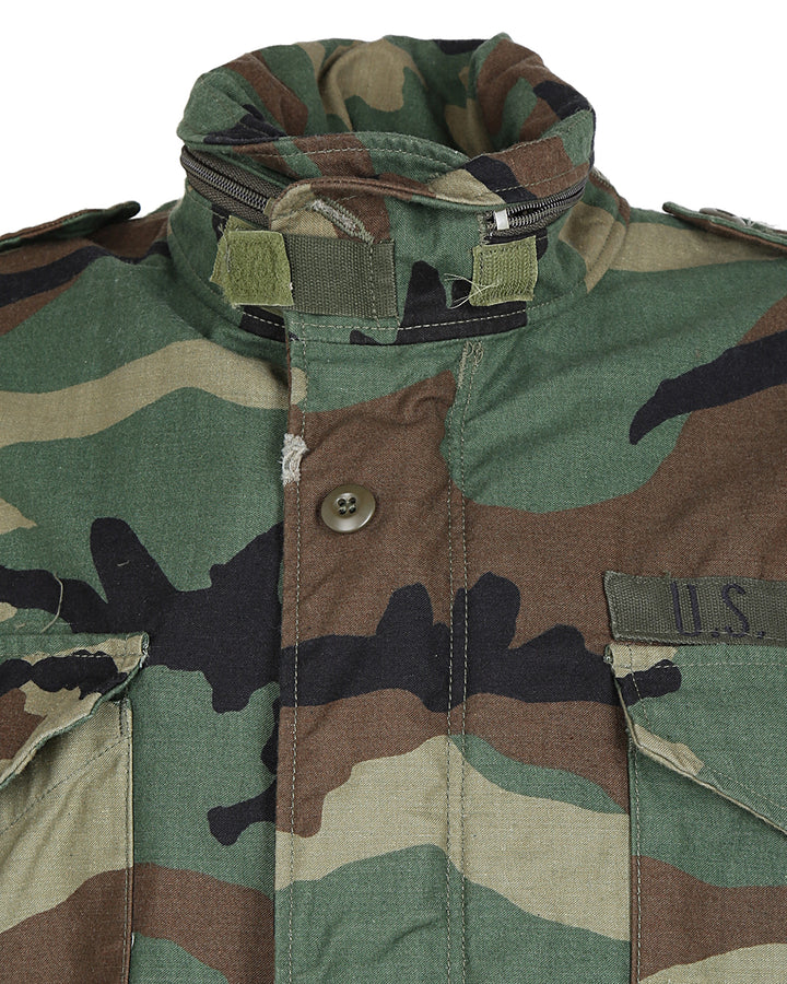 1991 Cold weather Woodland Camo Field Jacket - M