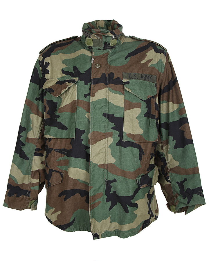 1991 Cold weather Woodland Camo Field Jacket - M