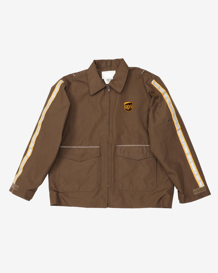 Men's UPS Brown Work / Uniform Jacket - M