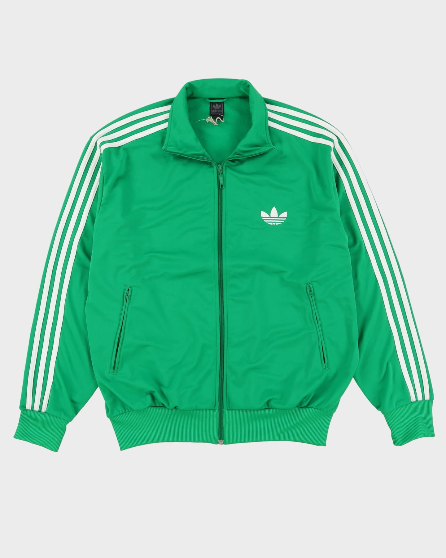 00s Adidas Green / White Detailed Track Jacket - XL – Rokit