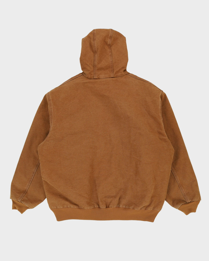 Carhartt Beige Hooded Workwear / Chore Jacket - XXXL