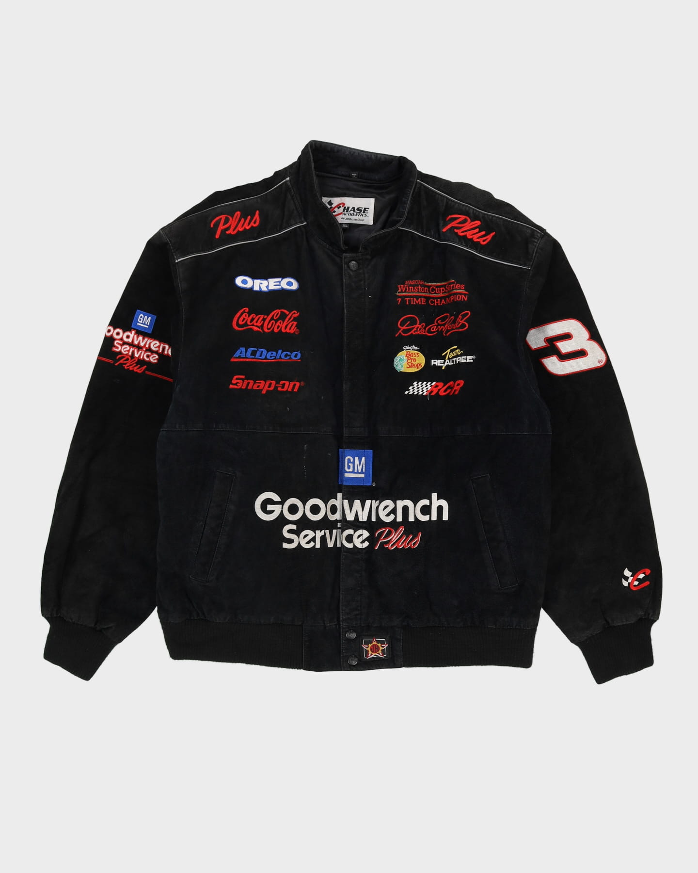 Dale Earnhardt Nascar Chase Authentics By JH Designs Black Leather