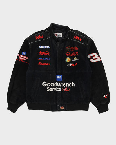 Dale Earnhardt Nascar Chase Authentics By JH Designs Black Leather Jacket - XXL