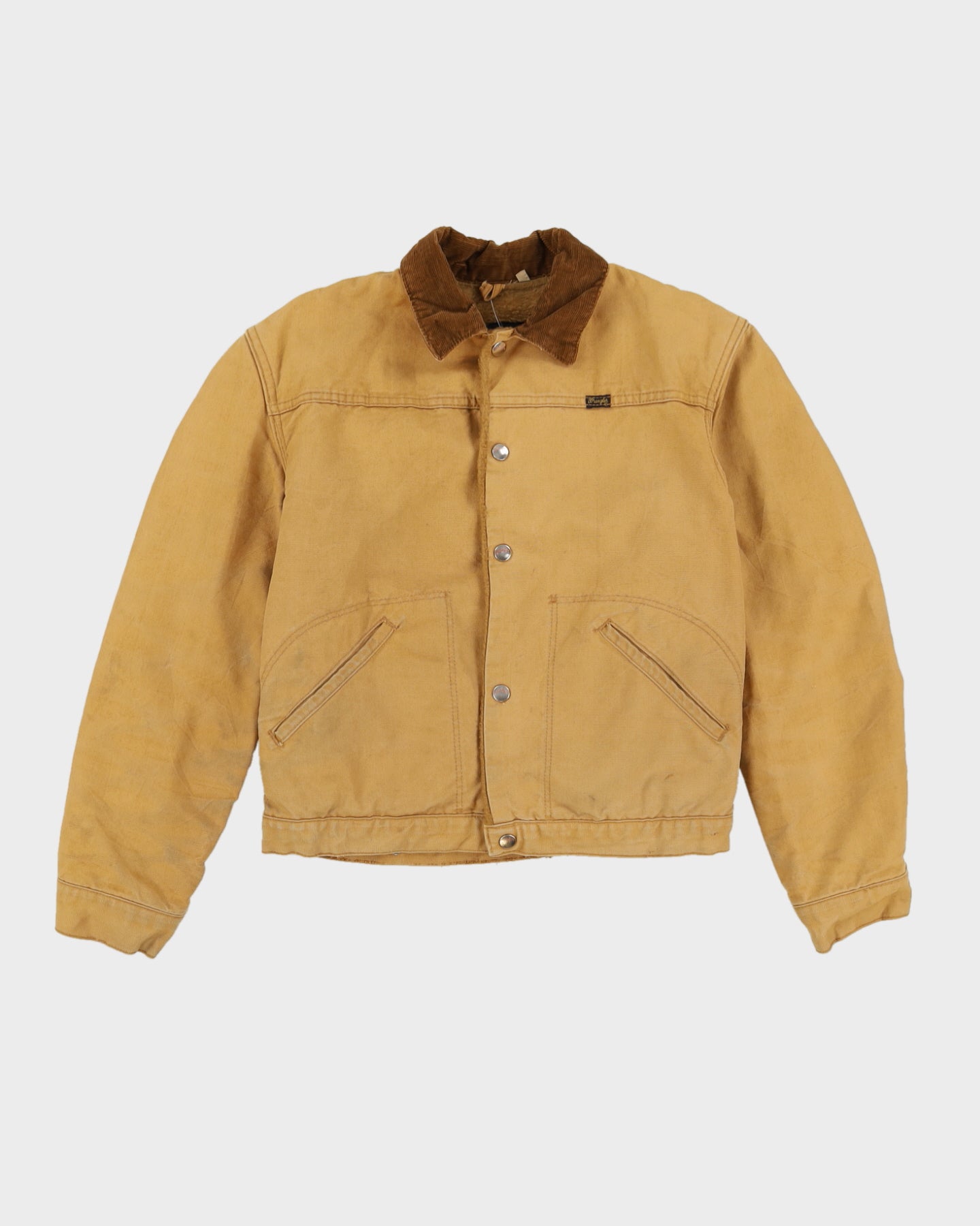 Vintage 70s Wrangler Beige Workwear Jacket - S – Rokit