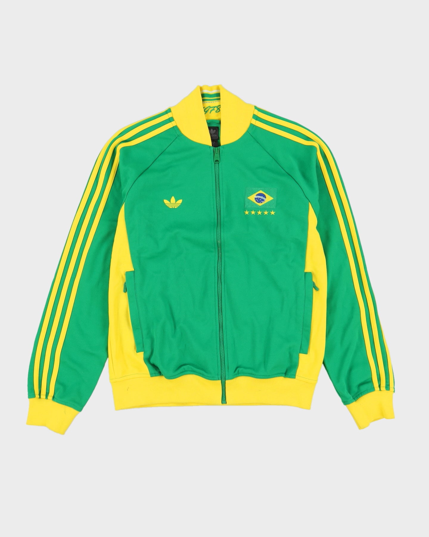Brazil International Football Team Repro 70s Track Jacket M Rokit Brazil International Football Team Repro 70s Track Jacket M Rokit