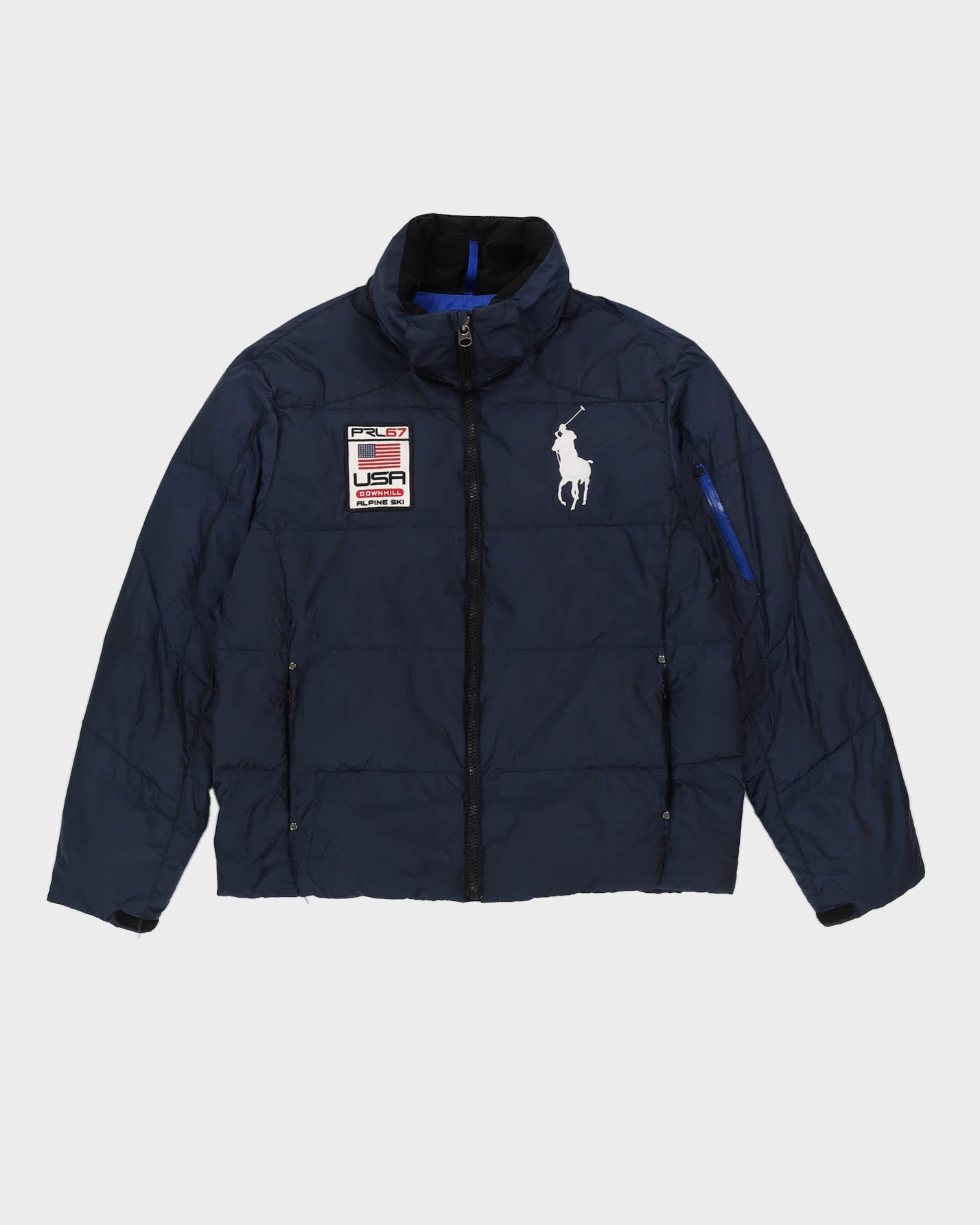 Ralph Lauren Blue Puffer Jacket L Rokit ralph-lauren-blue-puffer-jacket-l-rokit