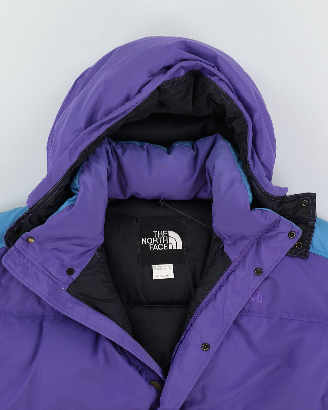 00s The North Face Purple Puffer Jacket - XL
