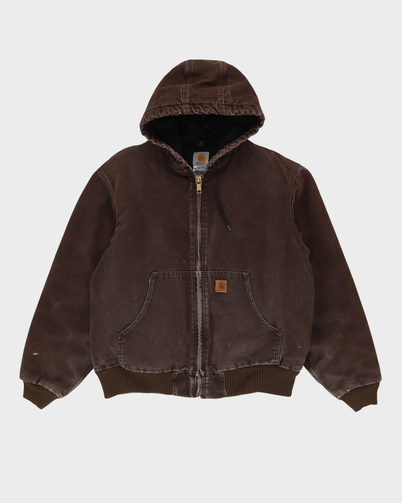 00s Carhartt Workwear Hooded Jacket L Rokit