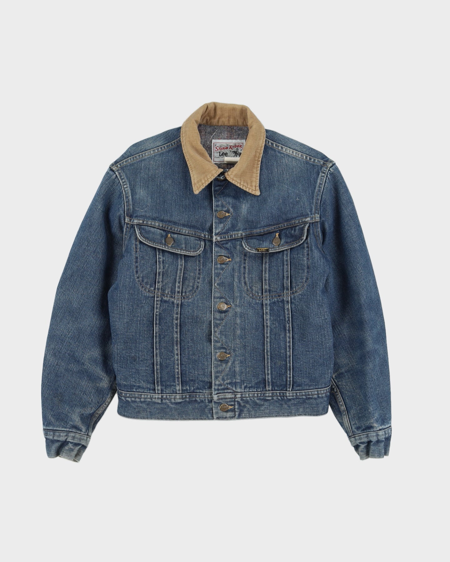 Lee Storm Rider デニムジャケット 40 REG 60s Vintage 60s Storm Rider by Lee Alaska Washed Denim Jacket - M – Rokit