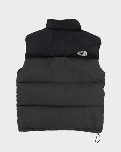 00s The North Face 700 Black Puffer Gilet - L