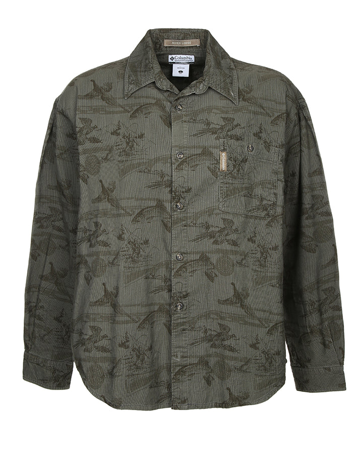 Columbia Corduroy Hunting Print Shirt - XXL