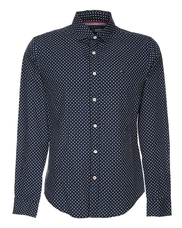 Tommy Hilfiger Diamond Pattern Shirt - L