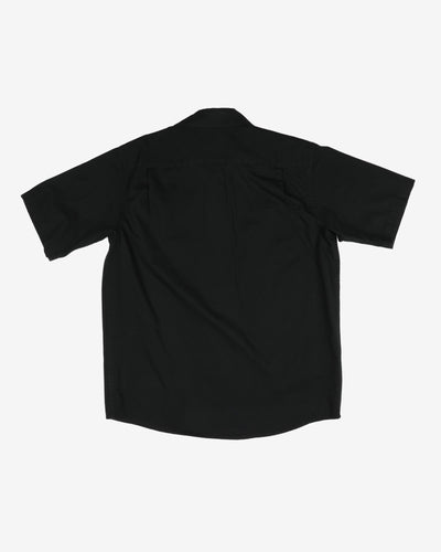 Wrangler Authentics Black Short-Sleeve Work Shirt - M