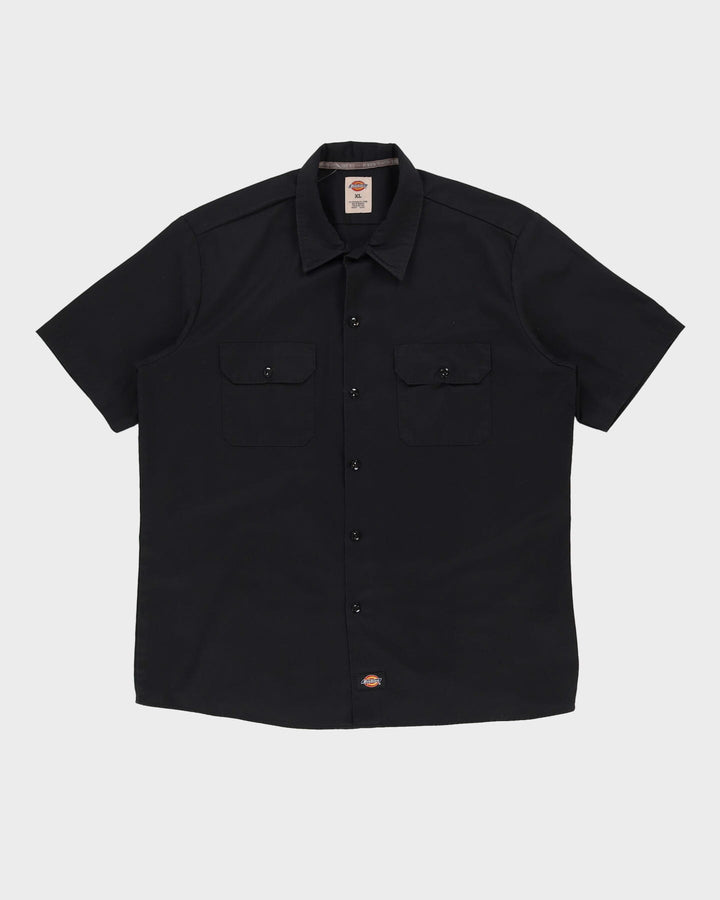 Dickies Black Short-Sleeve Work Shirt - XL
