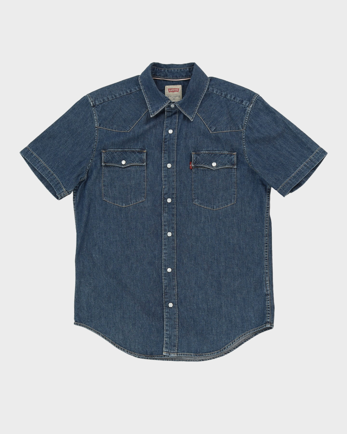 Levi's Blue Western Denim Shirt M – Rokit