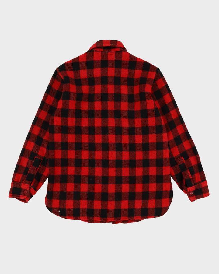Vintage 80s L.L. Bean Red Check Long-Sleeve Flannel Shirt - M