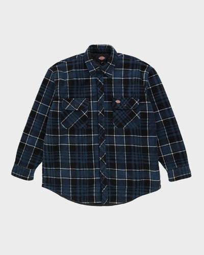 Dickies Blue Padded Flannel Shirt - L