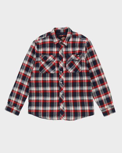 Dickies Blue Padded Flannel Shirt - S