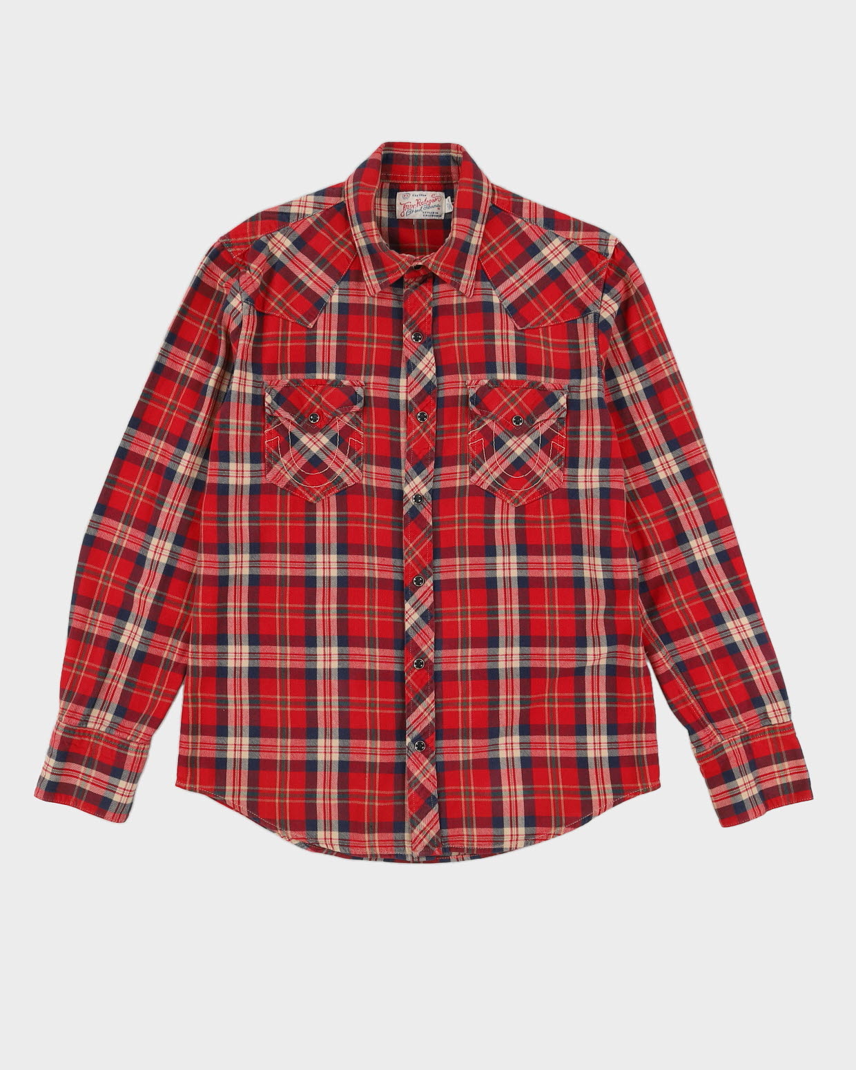 True religion shop flannel shirt