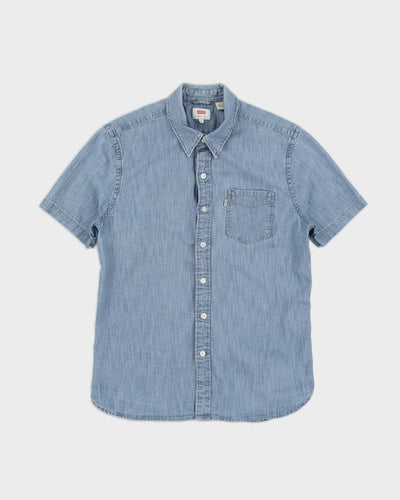 Levi's Blue Denim Short Sleeve Shirt - S