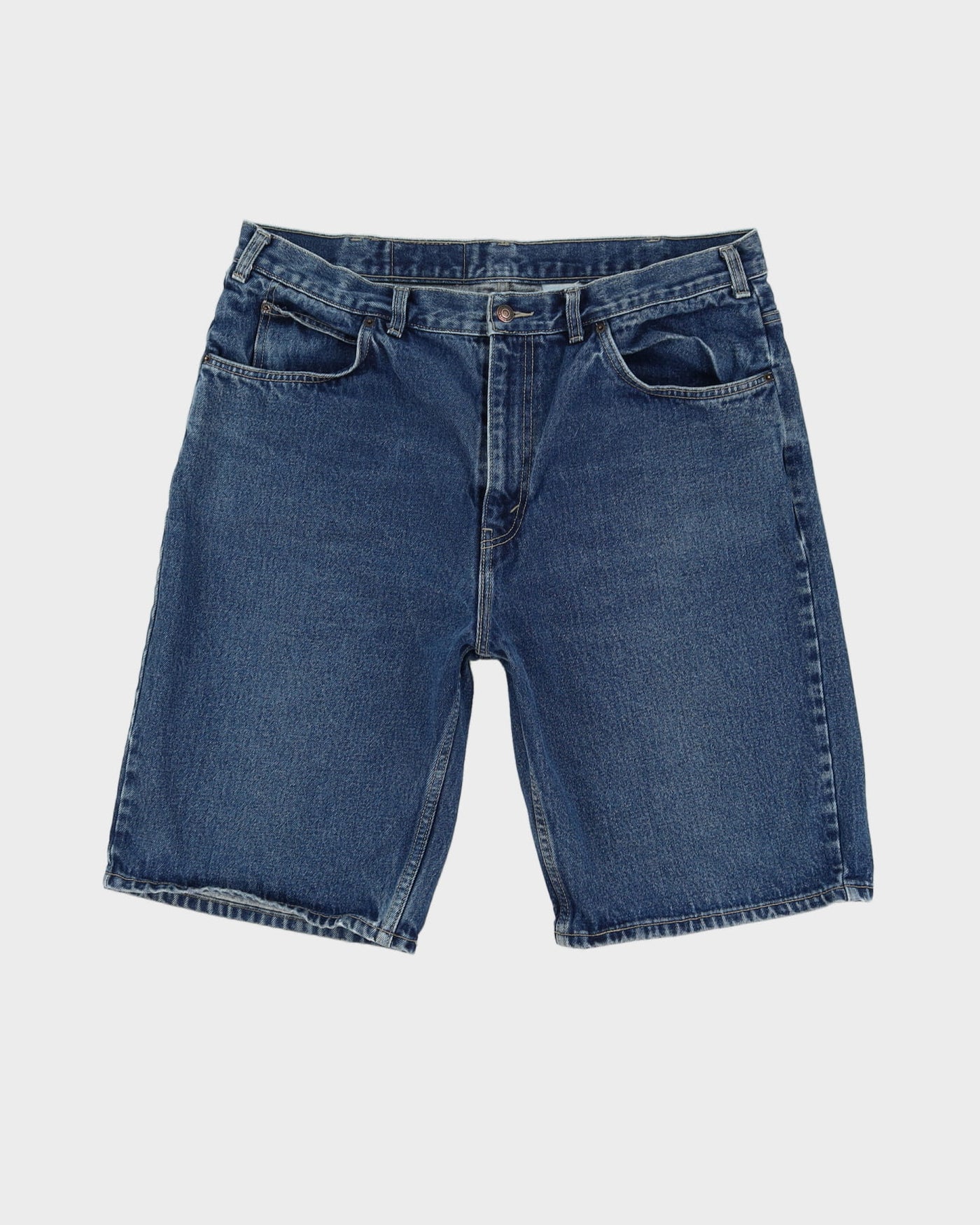 Vintage 90s Levi's Orange Tab Blue Denim Shorts - W38