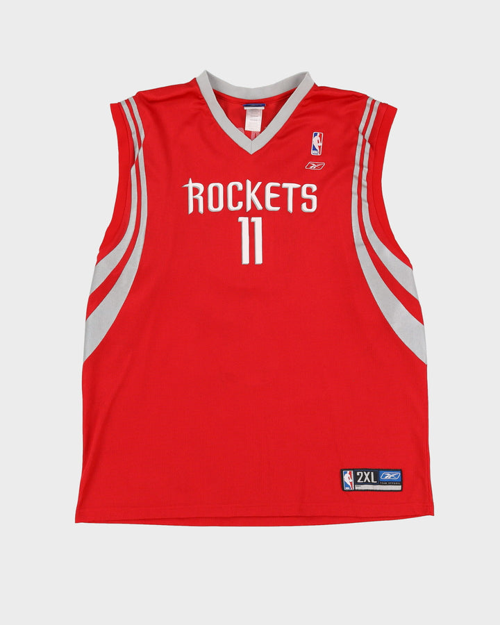 Reebok Yao Ming Houston Rockets Red NBA Basketball Jersey - XXL
