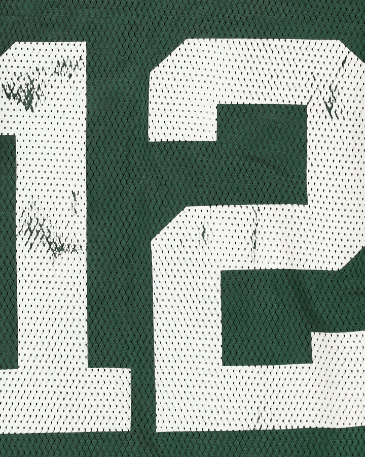 Reebok Aaron Rodgers #12 Green Bay Packers NFL Green / Yellow Jersey - XL / XXL