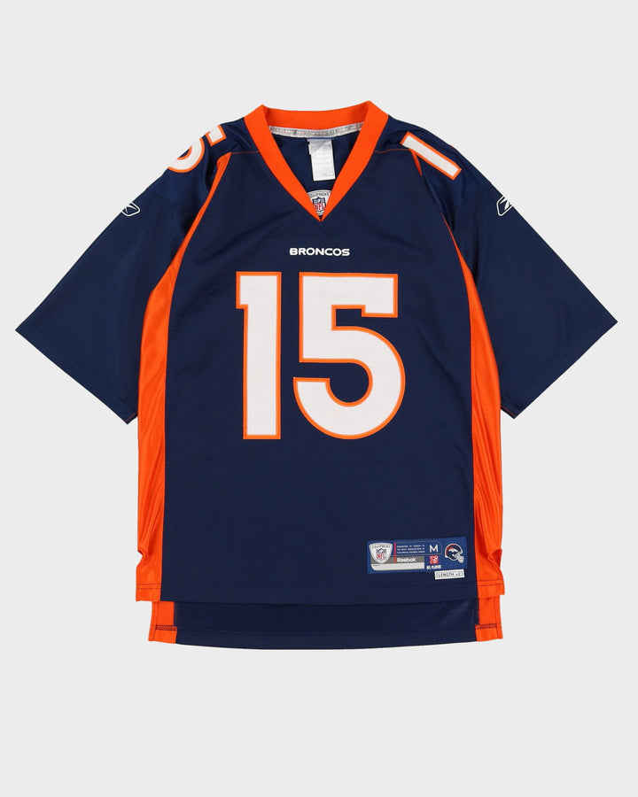 Reebok Tim Tebow #15 Denver Broncos NFL Navy / Orange Jersey - M