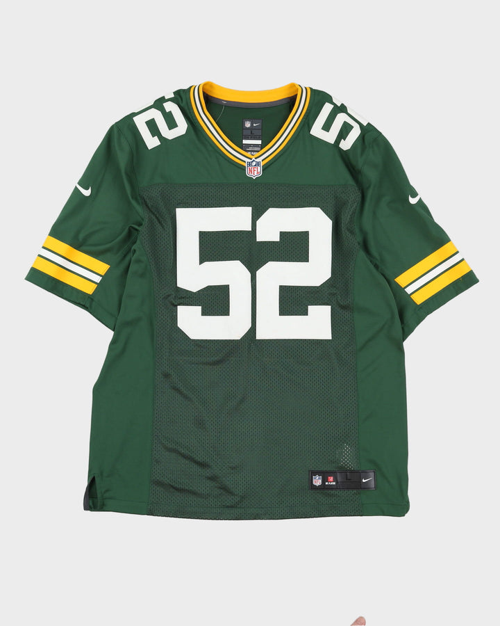 Nike Clay Matthews #52 Green Bay Packers Green Stitched NFL Jersey - L