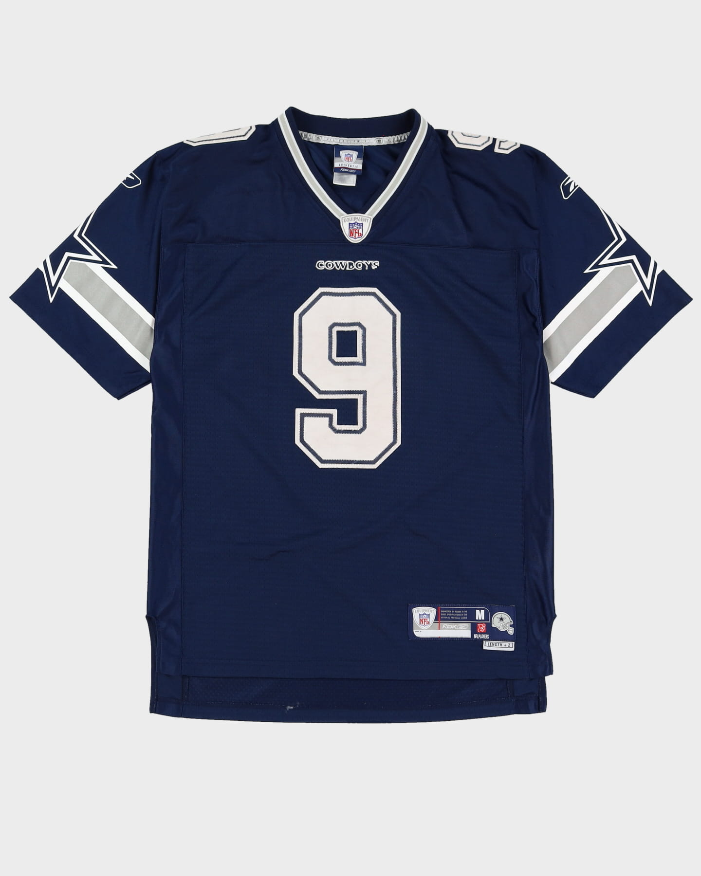 Royal Blue Cowboys Wear White At Home 00s Tony Romo #9 Dallas