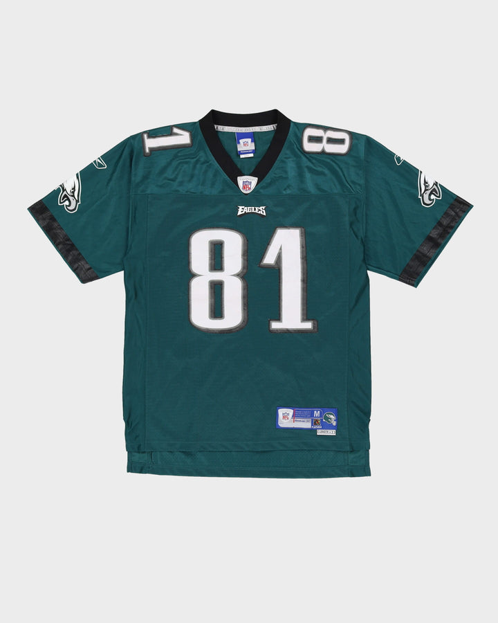 00s Terrell Owens #81 Philadelphia Eagles Green Stitched NFL American Football Jersey - M