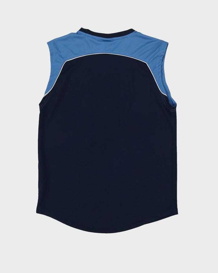 00s Nike Total 90 Navy Vest / Football Shirt - L