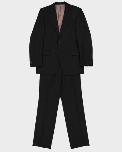 Hugo Boss Grey Pinstriped 2 Piece Suit - S