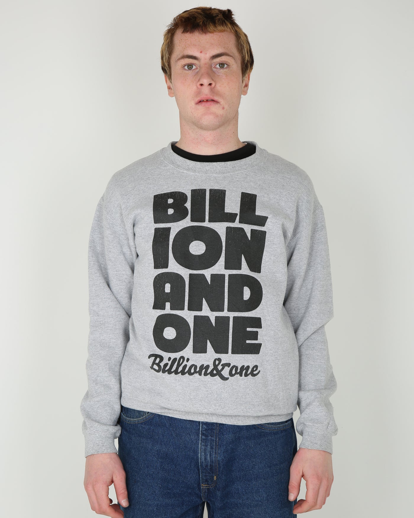 Vintage Billion&one graphic sweatshirt - S