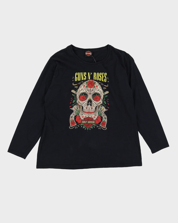 Harley Davidson X Guns N' Roses Black Long Sleeve T-Shirt - M